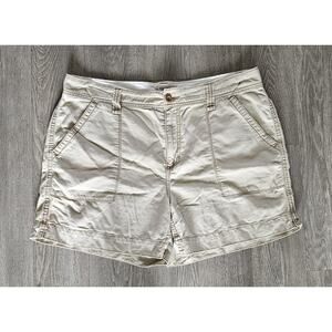 Y2K Polo Ralph Lauren Khaki Shorts Womens Sz 14 CHINO